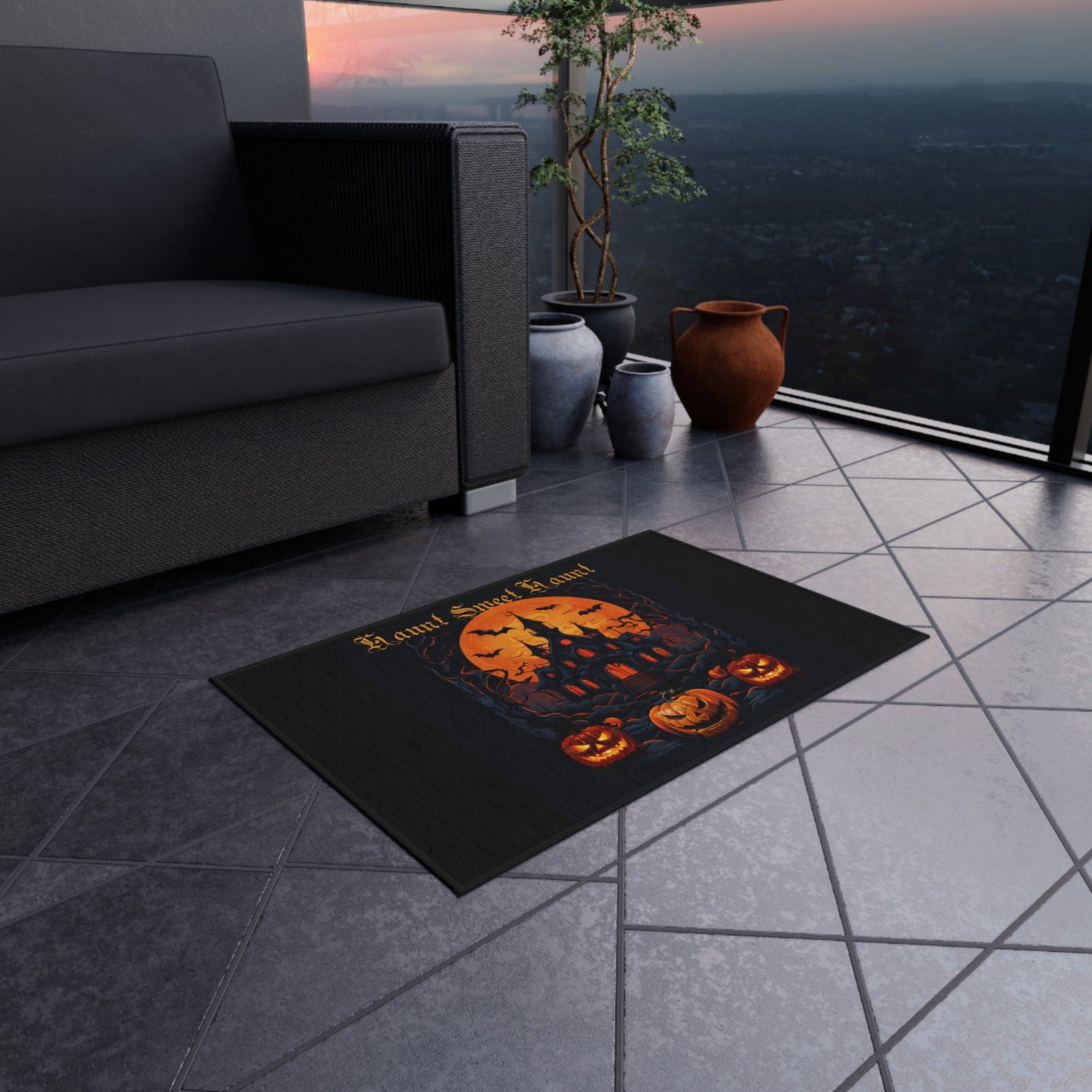 Haunt sweet Haunt Outdoor Rug - S-Mart Shop Smart Treasures