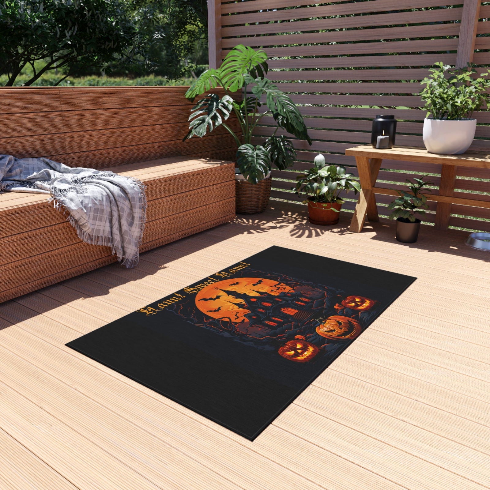 Haunt sweet Haunt Outdoor Rug - S-Mart Shop Smart Treasures