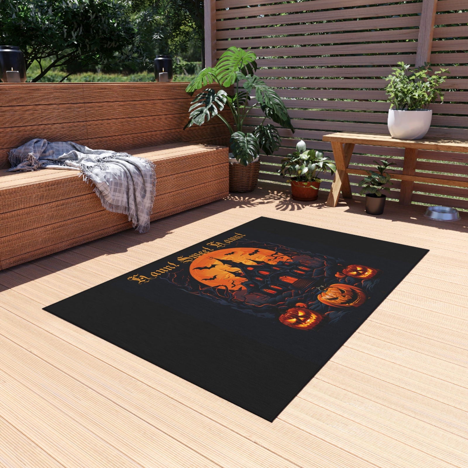 Haunt sweet Haunt Outdoor Rug - S-Mart Shop Smart Treasures