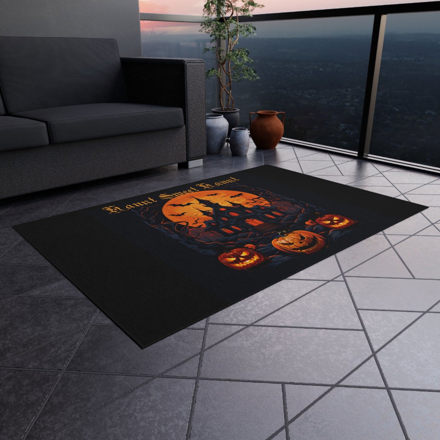 Haunt sweet Haunt Outdoor Rug - S-Mart Shop Smart Treasures