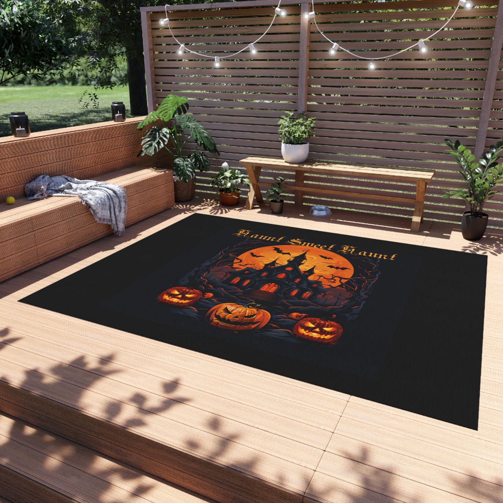Haunt sweet Haunt Outdoor Rug - S-Mart Shop Smart Treasures