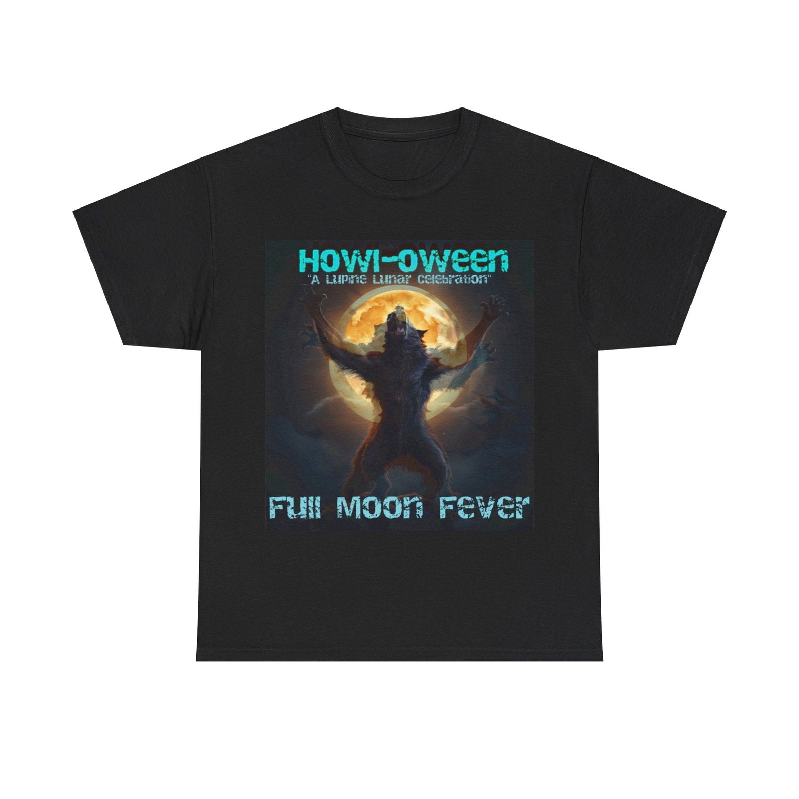 Howl O ween Holographic 3D effect Unisex Heavy Cotton Tee - S-Mart Shop Smart Treasures