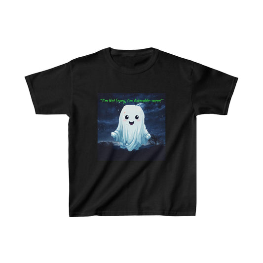 "I'm Not Scary, I'm Adorable-ween" Kids Heavy Cotton™ Tee - S-Mart Shop Smart Treasures