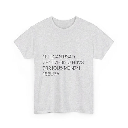 If You Can Read This Unisex Heavy Cotton Tee - S-Mart Shop Smart Treasures