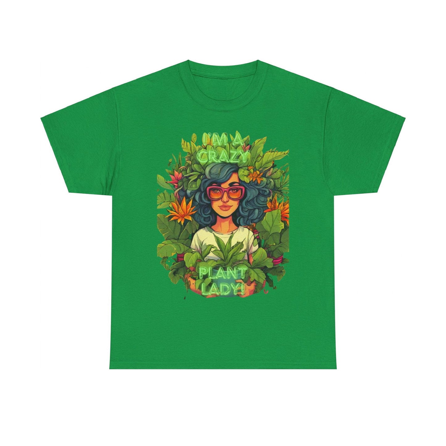 Im A Crazy Plant lady Unisex Heavy Cotton Women's Tee - S-Mart Shop Smart Treasures