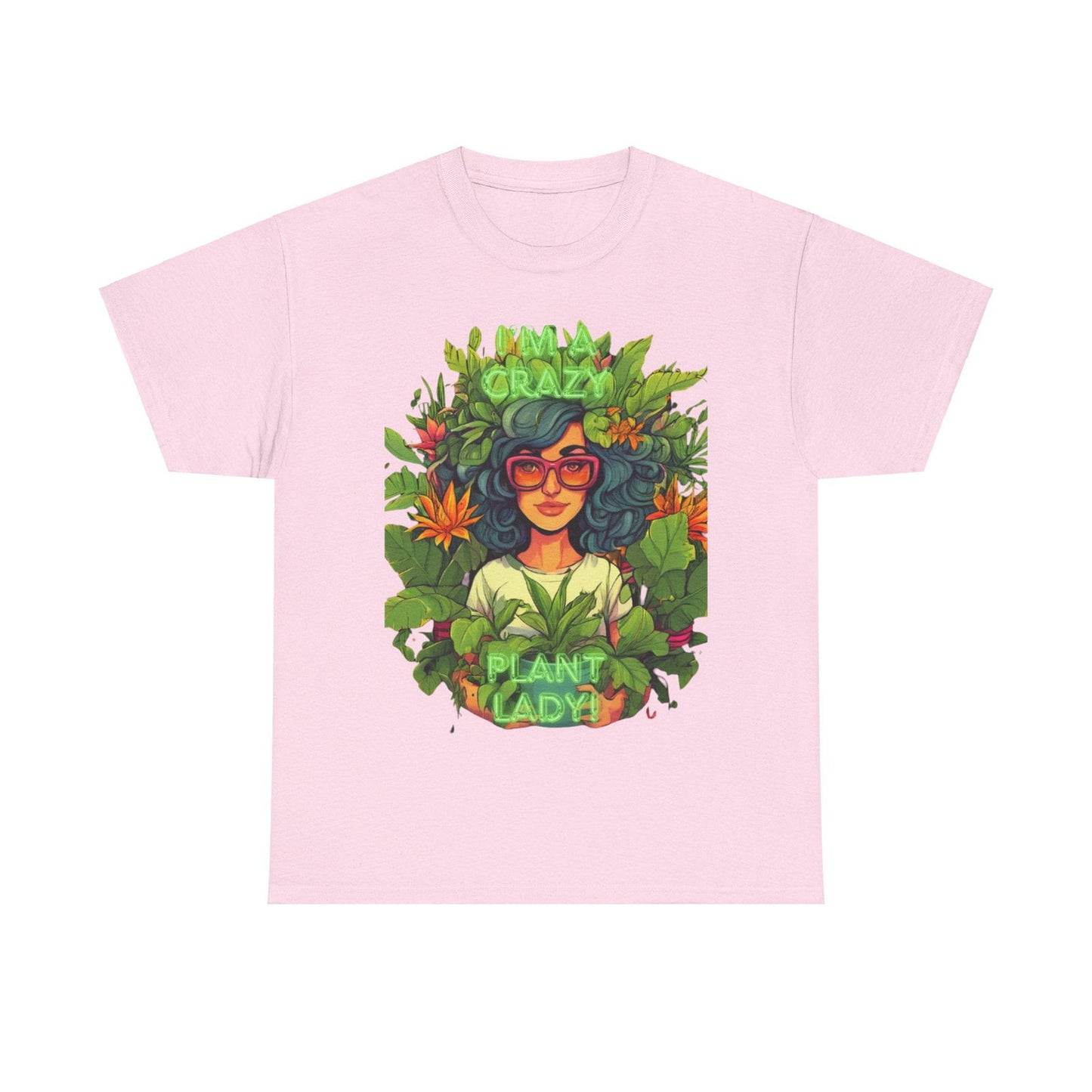 Im A Crazy Plant lady Unisex Heavy Cotton Women's Tee - S-Mart Shop Smart Treasures
