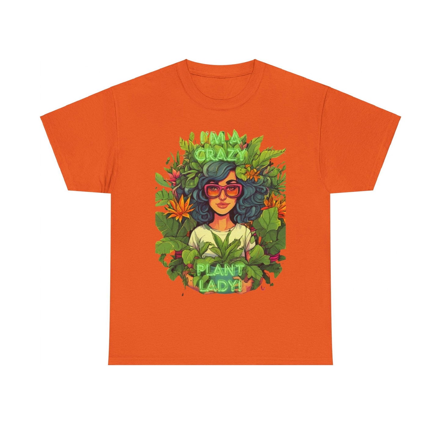 Im A Crazy Plant lady Unisex Heavy Cotton Women's Tee - S-Mart Shop Smart Treasures