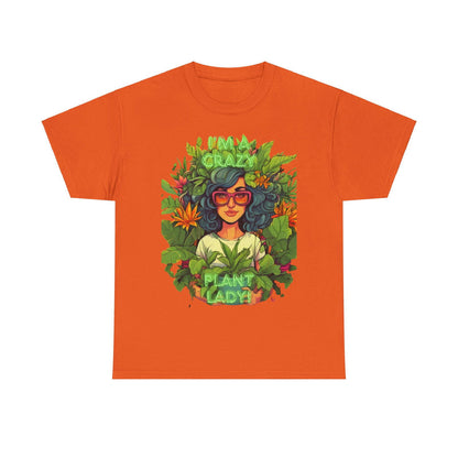 Im A Crazy Plant lady Unisex Heavy Cotton Women's Tee - S-Mart Shop Smart Treasures