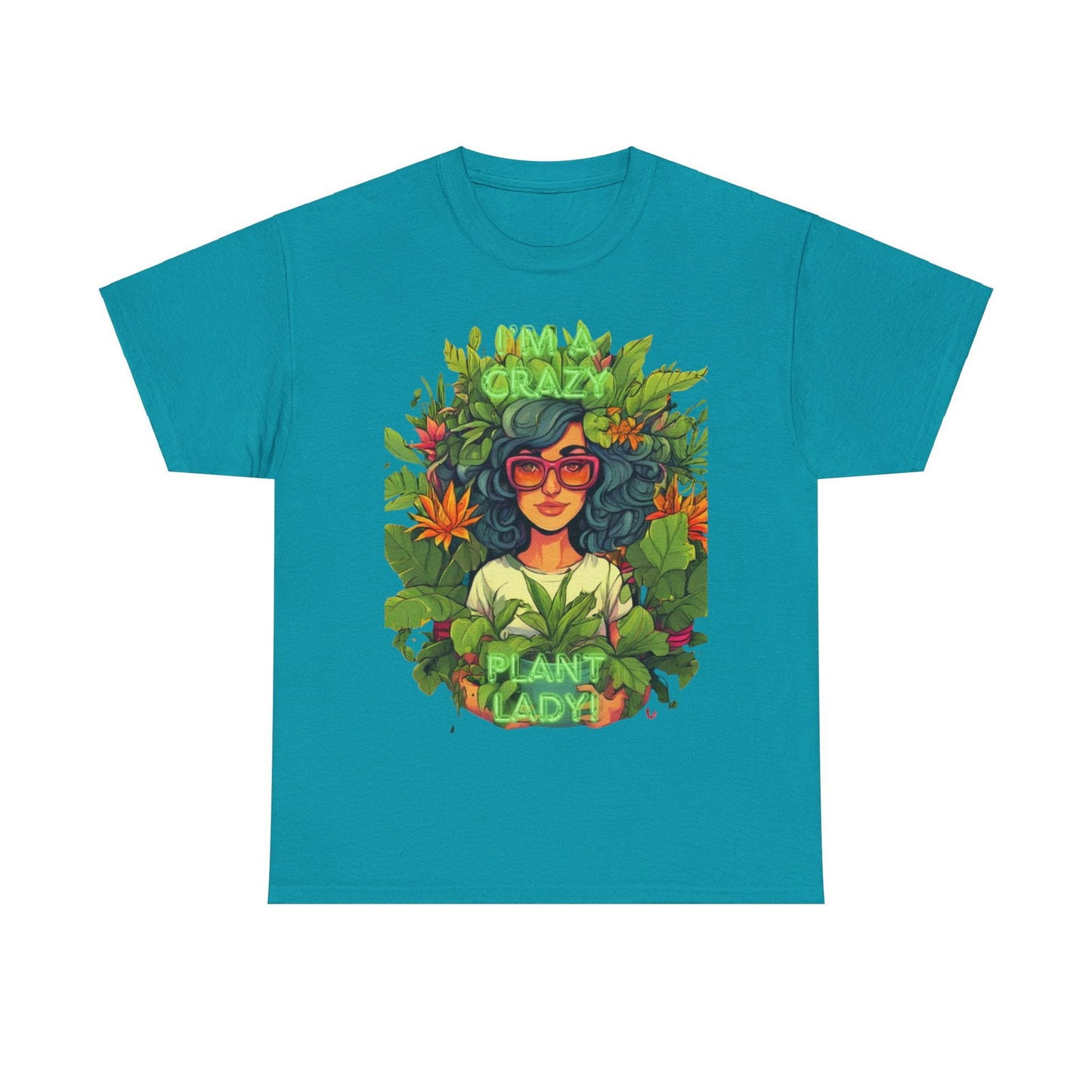 Im A Crazy Plant lady Unisex Heavy Cotton Women's Tee - S-Mart Shop Smart Treasures
