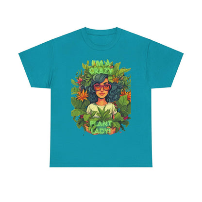 Im A Crazy Plant lady Unisex Heavy Cotton Women's Tee - S-Mart Shop Smart Treasures
