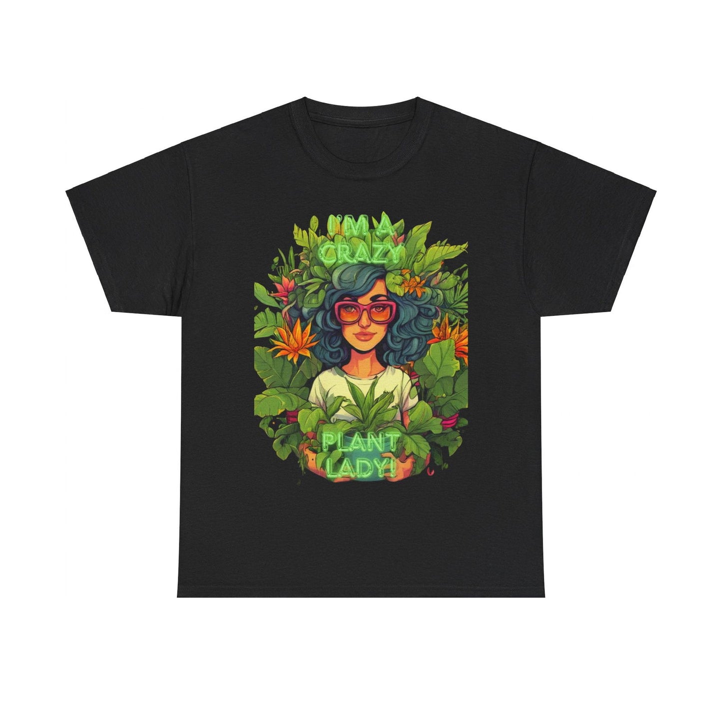 Im A Crazy Plant lady Unisex Heavy Cotton Women's Tee - S-Mart Shop Smart Treasures
