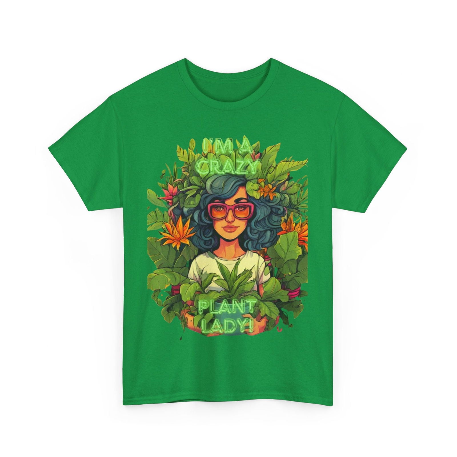 Im A Crazy Plant lady Unisex Heavy Cotton Women's Tee - S-Mart Shop Smart Treasures