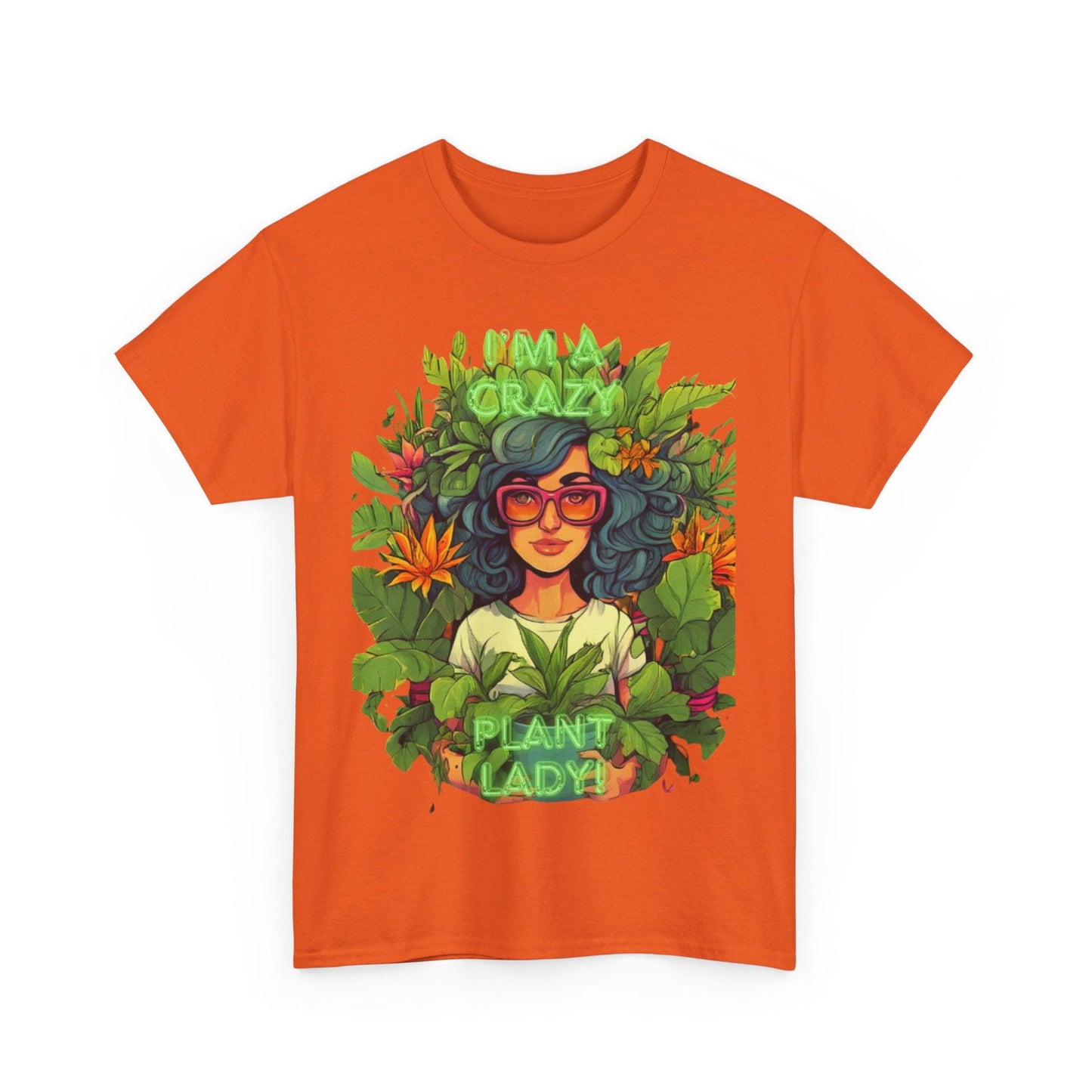 Im A Crazy Plant lady Unisex Heavy Cotton Women's Tee - S-Mart Shop Smart Treasures