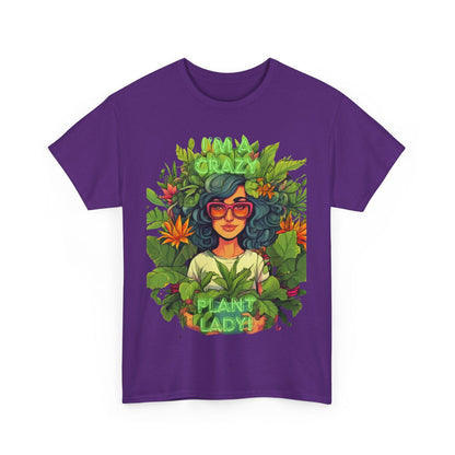 Im A Crazy Plant lady Unisex Heavy Cotton Women's Tee - S-Mart Shop Smart Treasures