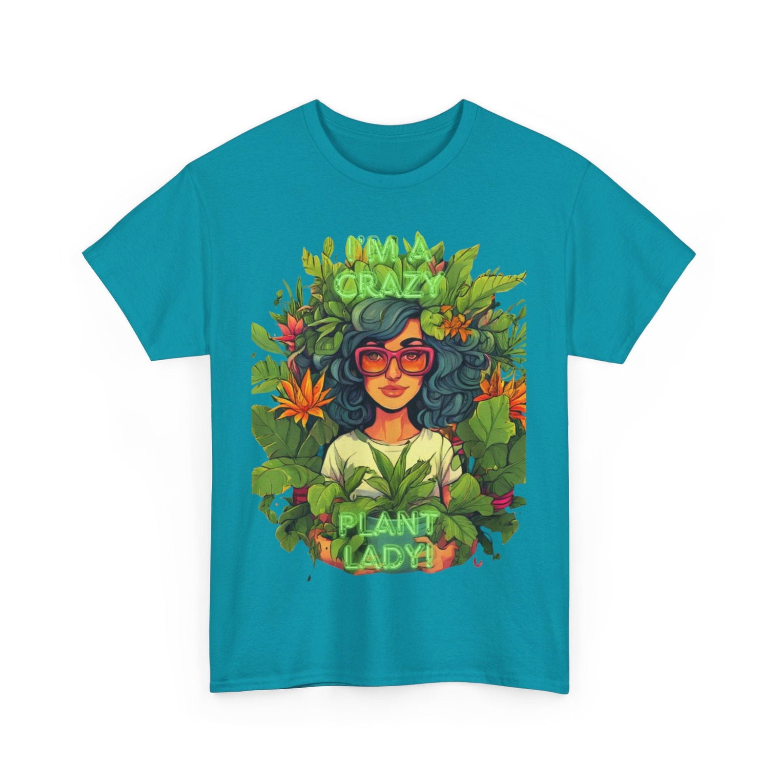 Im A Crazy Plant lady Unisex Heavy Cotton Women's Tee - S-Mart Shop Smart Treasures