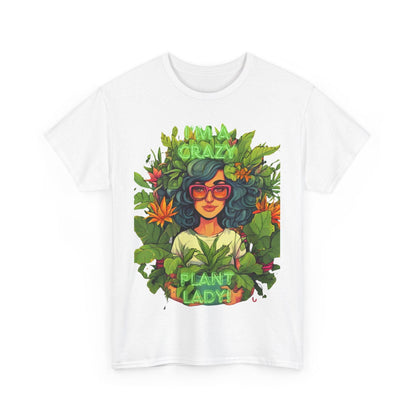 Im A Crazy Plant lady Unisex Heavy Cotton Women's Tee - S-Mart Shop Smart Treasures