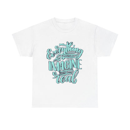 Imagine Unisex Heavy Cotton Tee - S-Mart Shop Smart Treasures