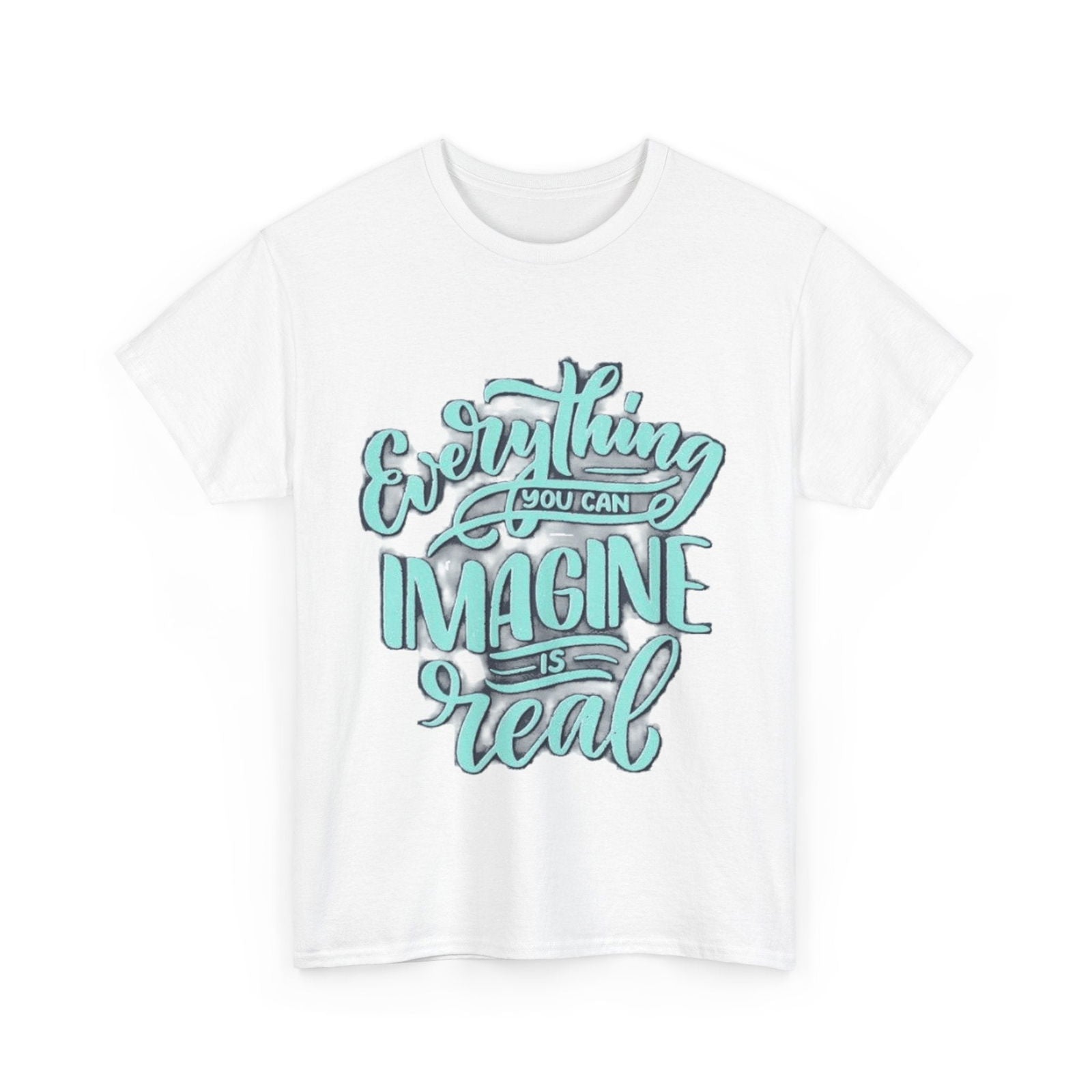 Imagine Unisex Heavy Cotton Tee - S-Mart Shop Smart Treasures
