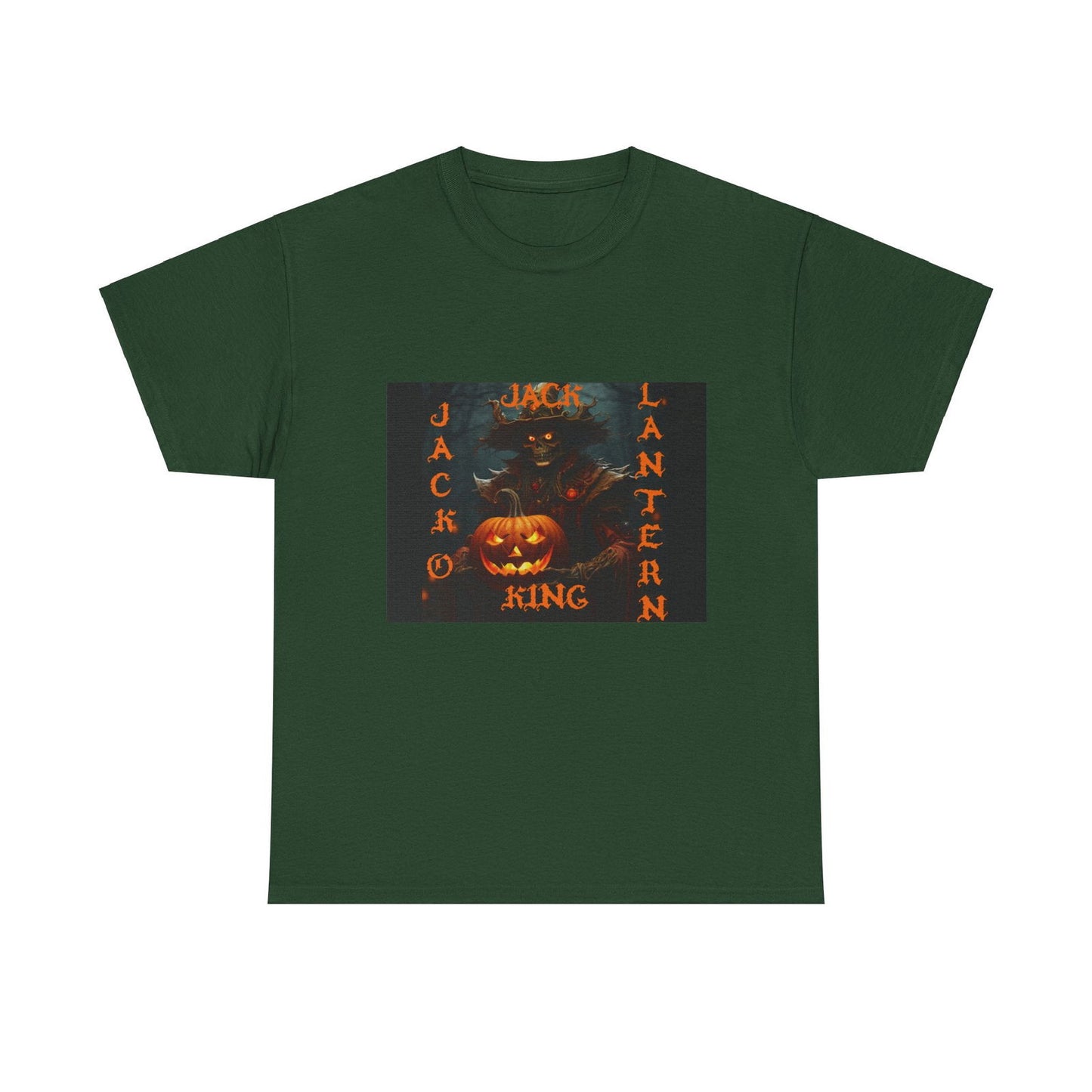 Jack O Lantern King Unisex Heavy Cotton Tee - S-Mart Shop Smart Treasures