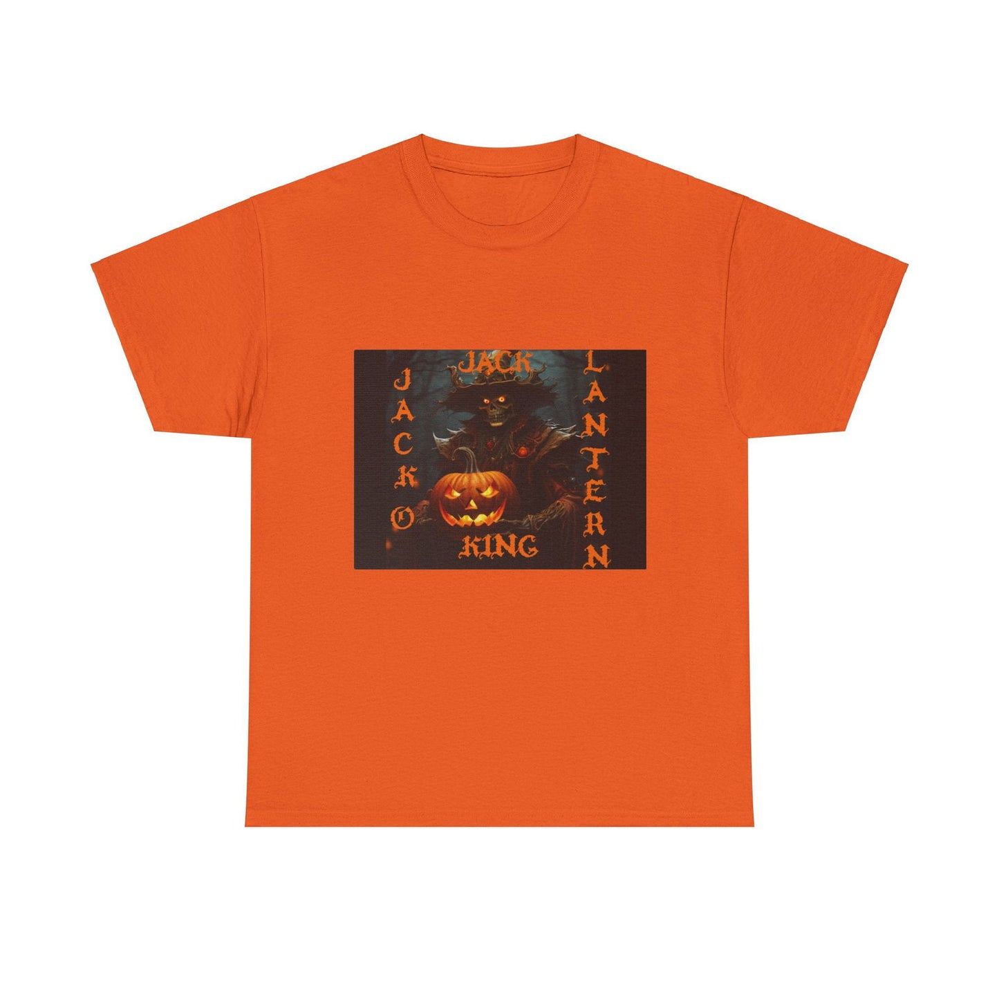 Jack O Lantern King Unisex Heavy Cotton Tee - S-Mart Shop Smart Treasures