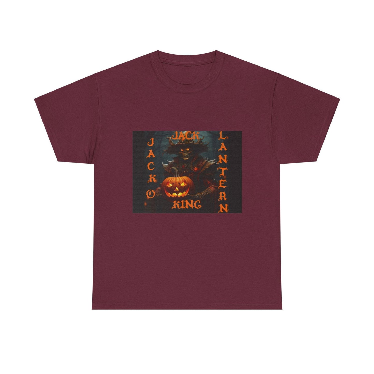 Jack O Lantern King Unisex Heavy Cotton Tee - S-Mart Shop Smart Treasures