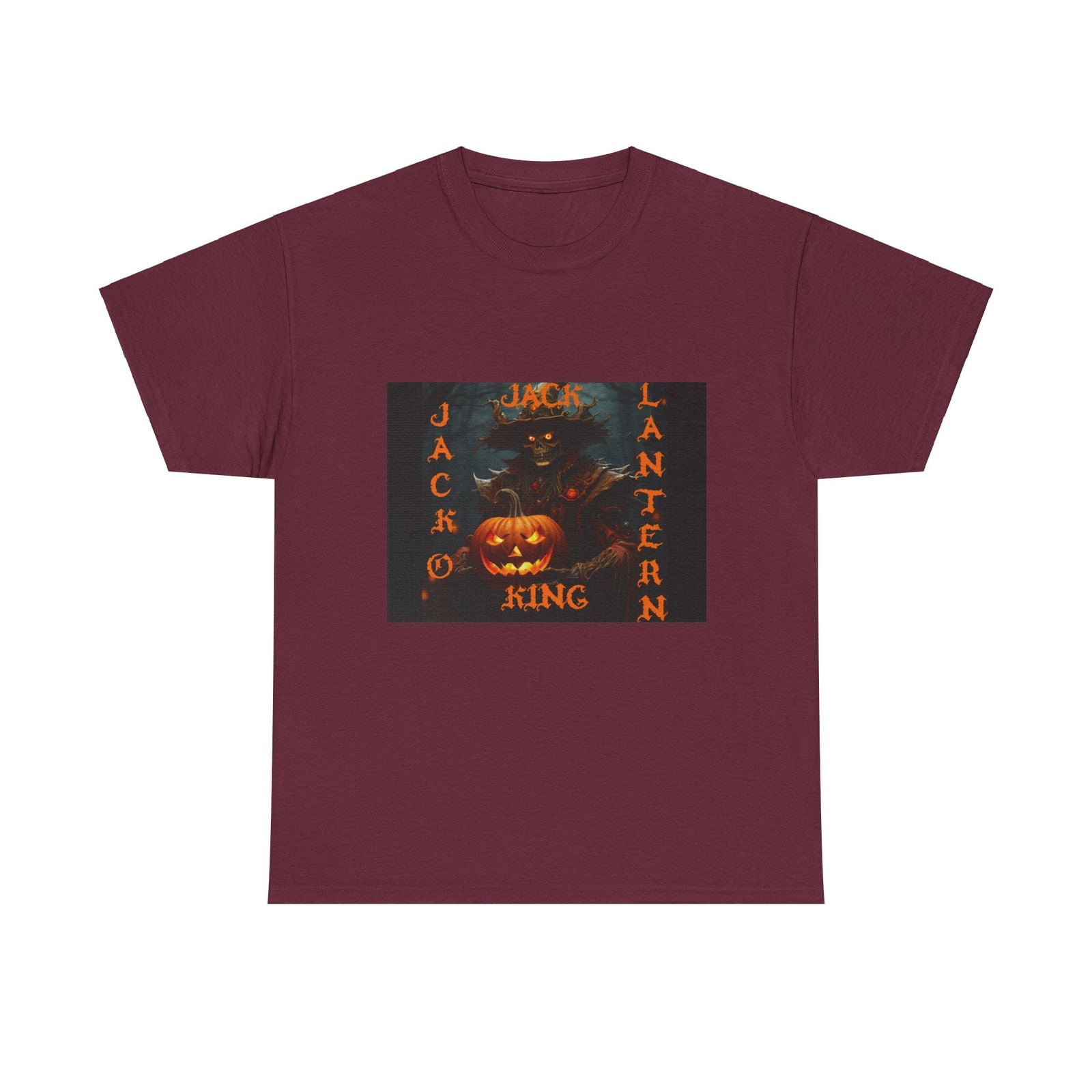 Jack O Lantern King Unisex Heavy Cotton Tee - S-Mart Shop Smart Treasures