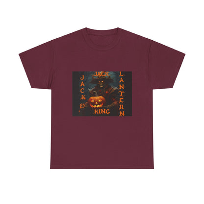 Jack O Lantern King Unisex Heavy Cotton Tee - S-Mart Shop Smart Treasures