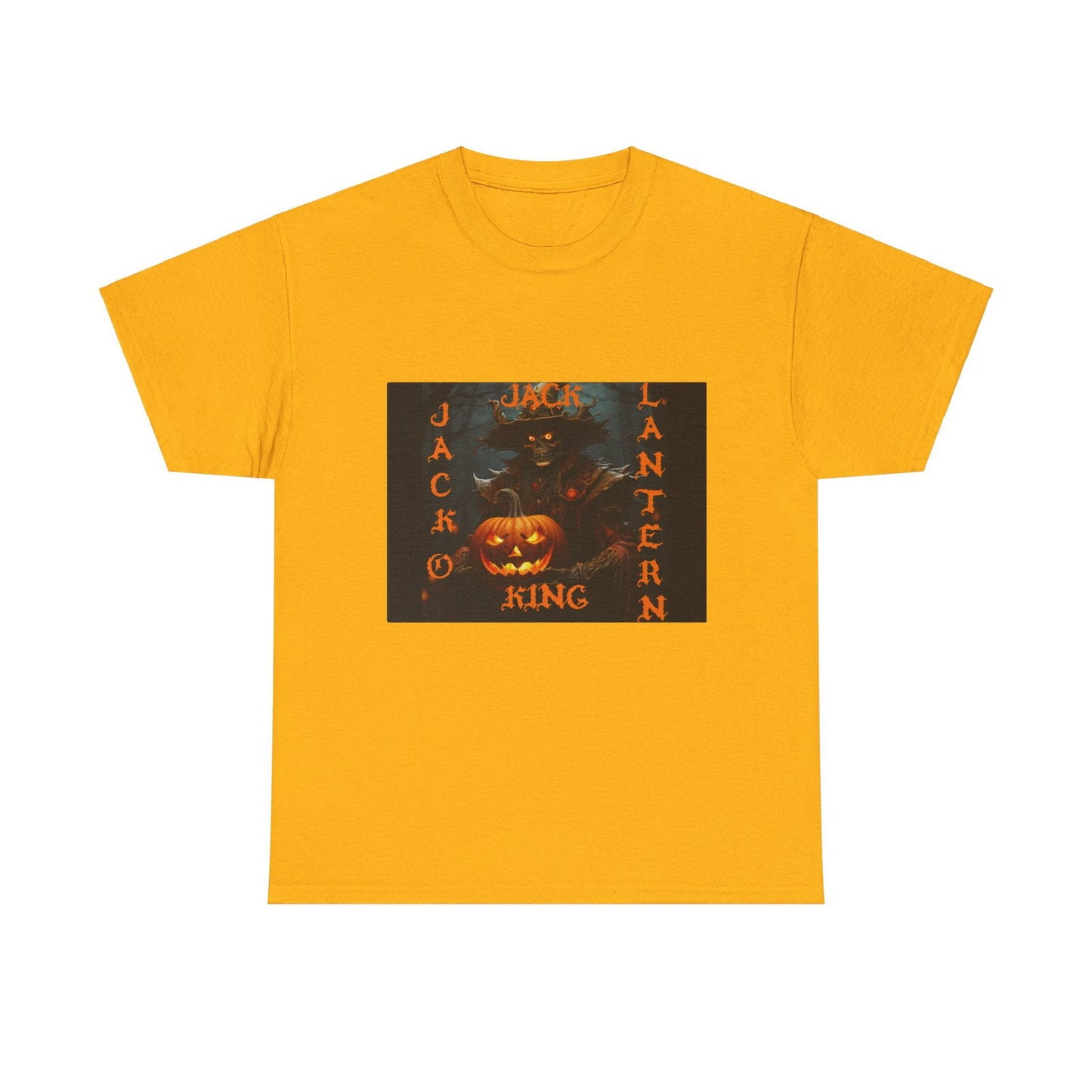 Jack O Lantern King Unisex Heavy Cotton Tee - S-Mart Shop Smart Treasures