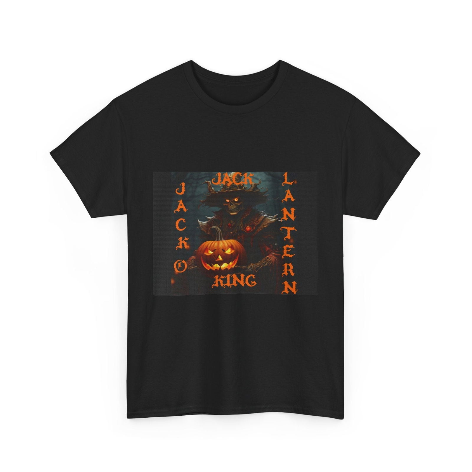Jack O Lantern King Unisex Heavy Cotton Tee - S-Mart Shop Smart Treasures