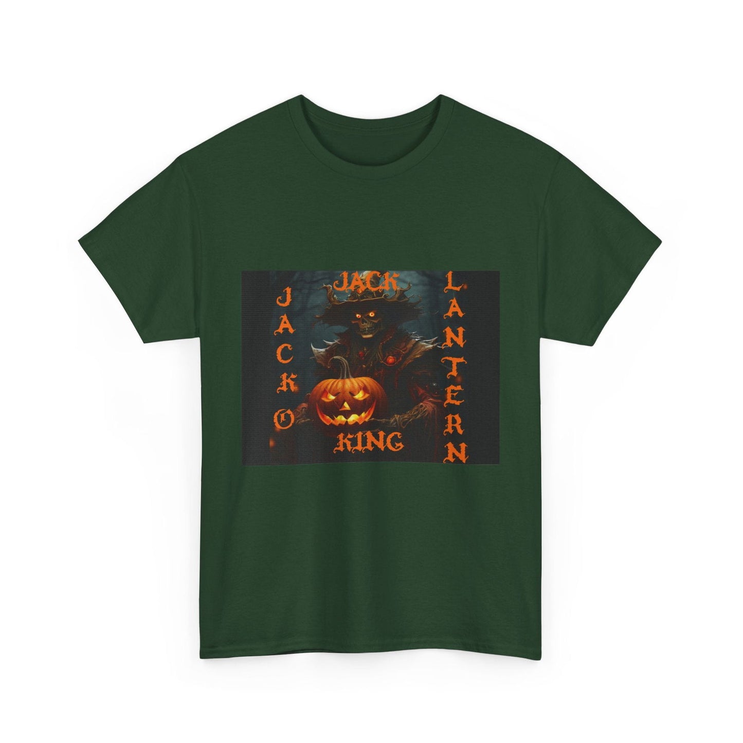 Jack O Lantern King Unisex Heavy Cotton Tee - S-Mart Shop Smart Treasures