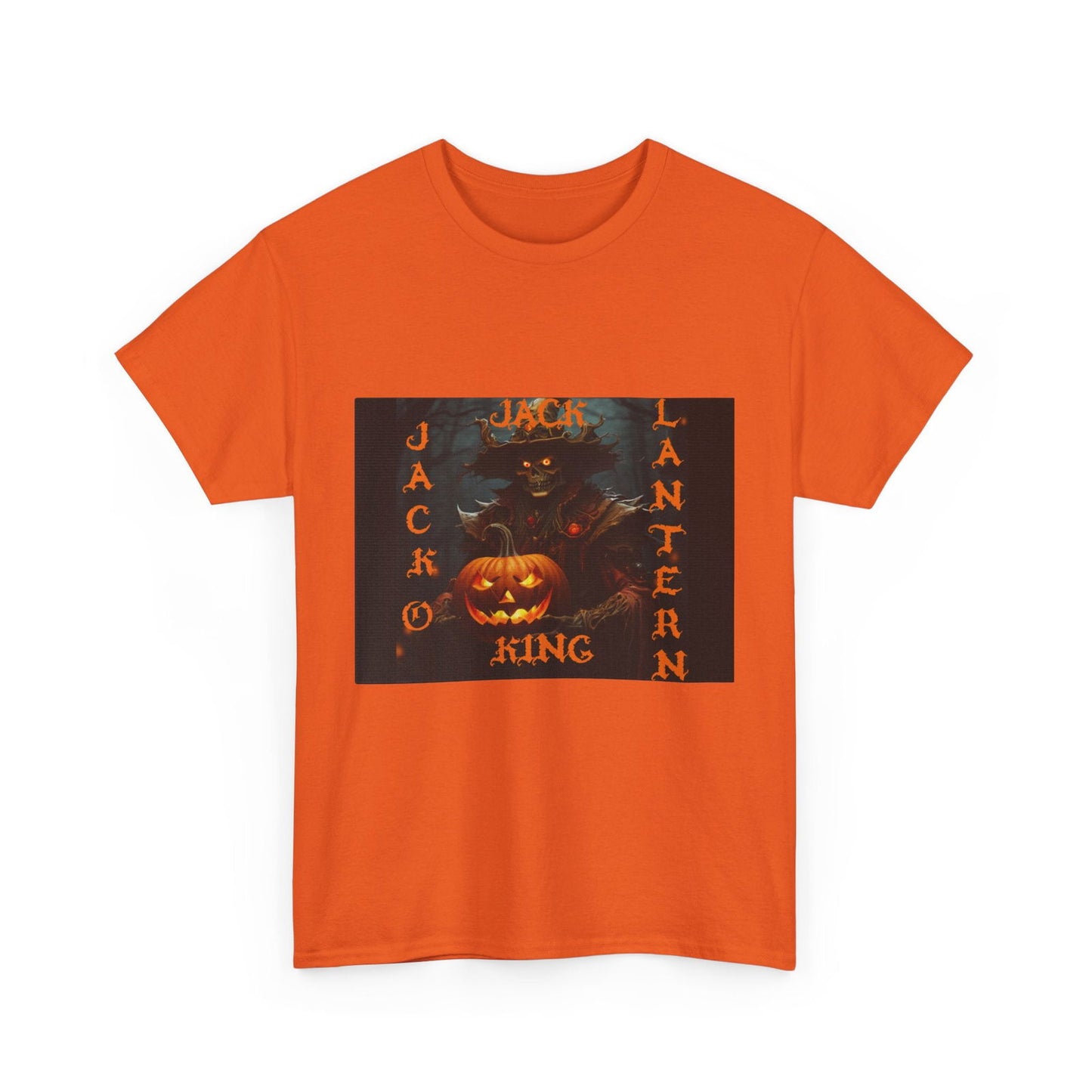 Jack O Lantern King Unisex Heavy Cotton Tee - S-Mart Shop Smart Treasures