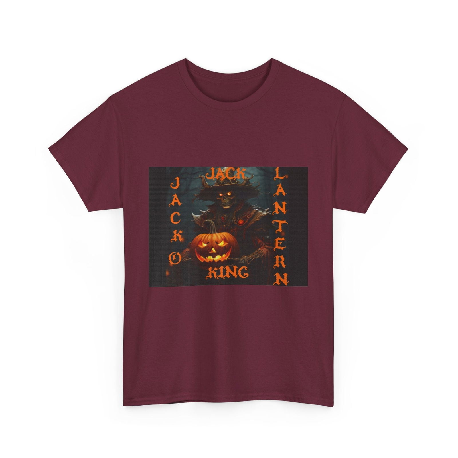 Jack O Lantern King Unisex Heavy Cotton Tee - S-Mart Shop Smart Treasures