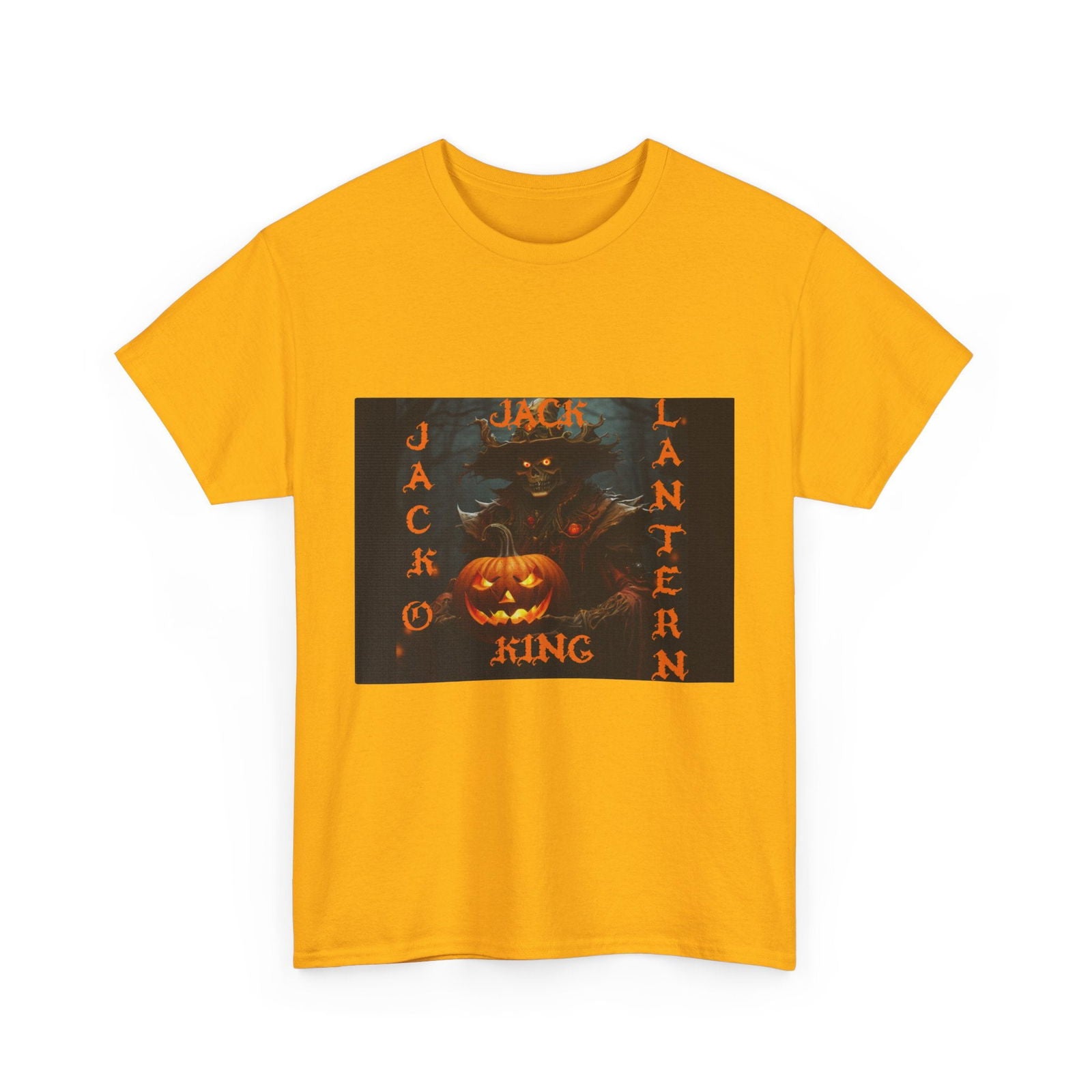 Jack O Lantern King Unisex Heavy Cotton Tee - S-Mart Shop Smart Treasures
