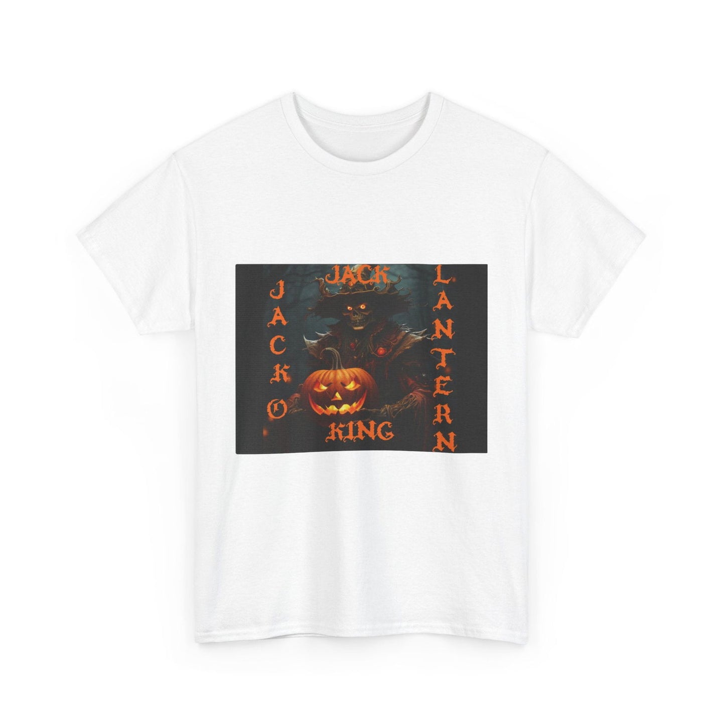 Jack O Lantern King Unisex Heavy Cotton Tee - S-Mart Shop Smart Treasures