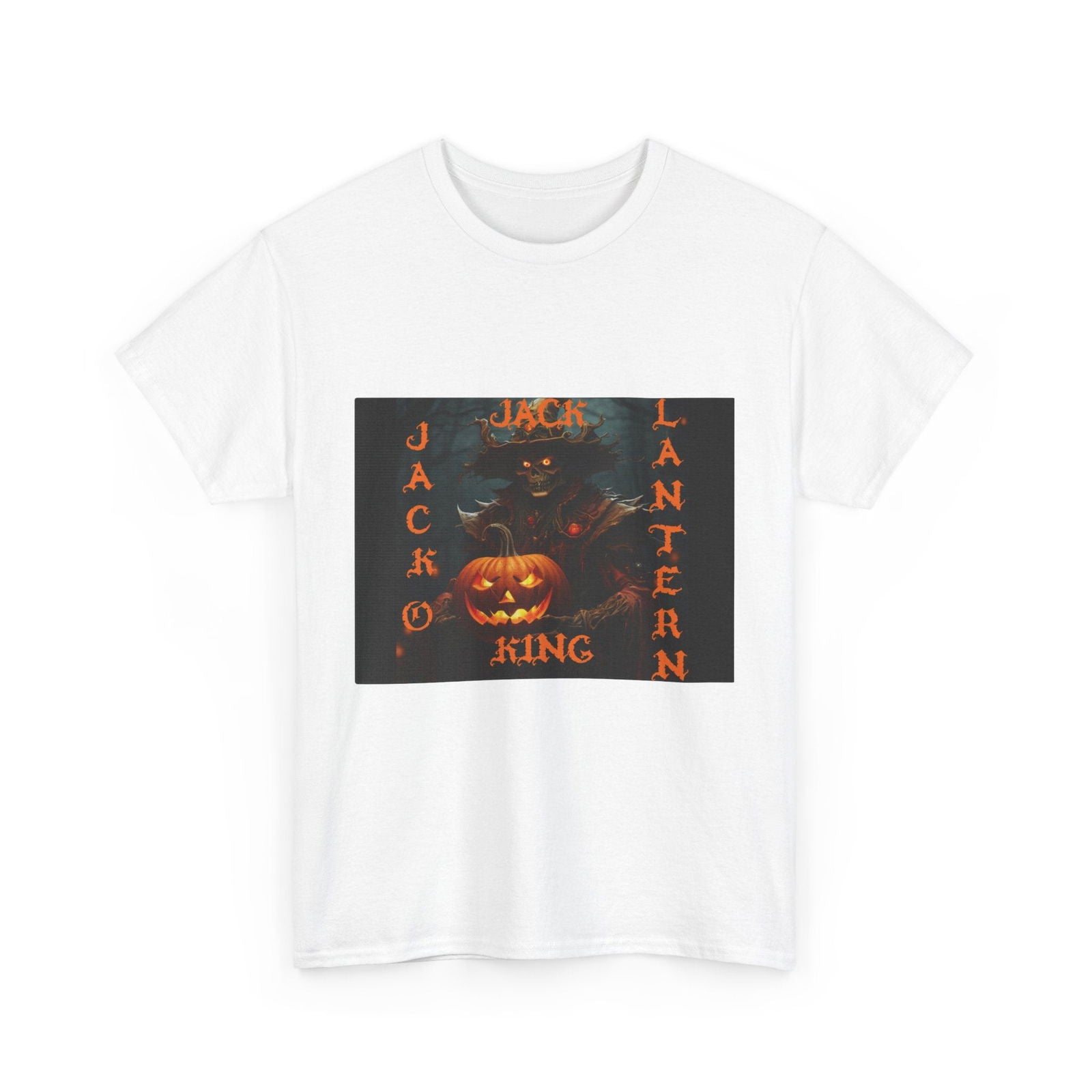 Jack O Lantern King Unisex Heavy Cotton Tee - S-Mart Shop Smart Treasures