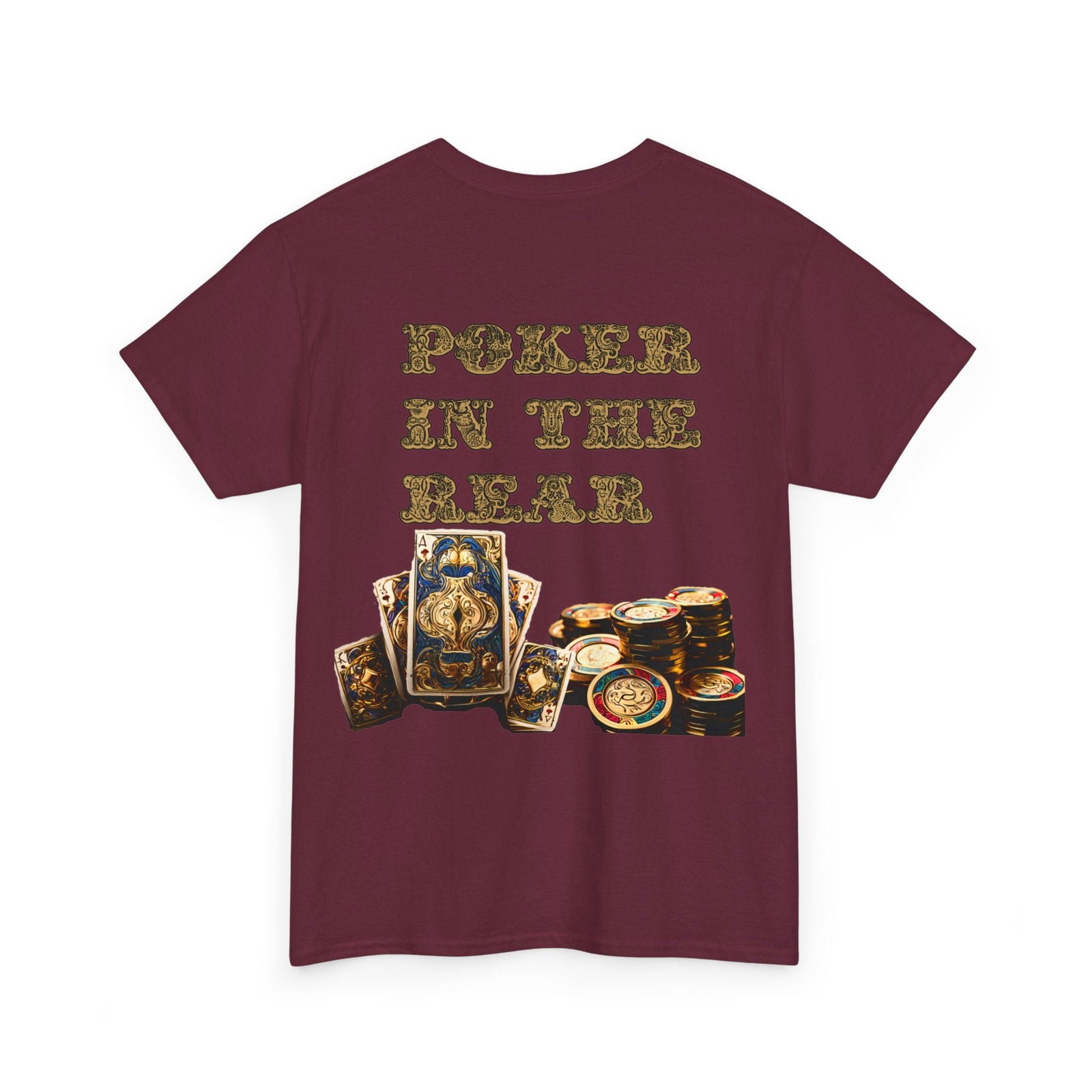 Liquor In The Front, Poker In The Rear Unisex Heavy Cotton Tee - S-Mart Shop Smart Treasures