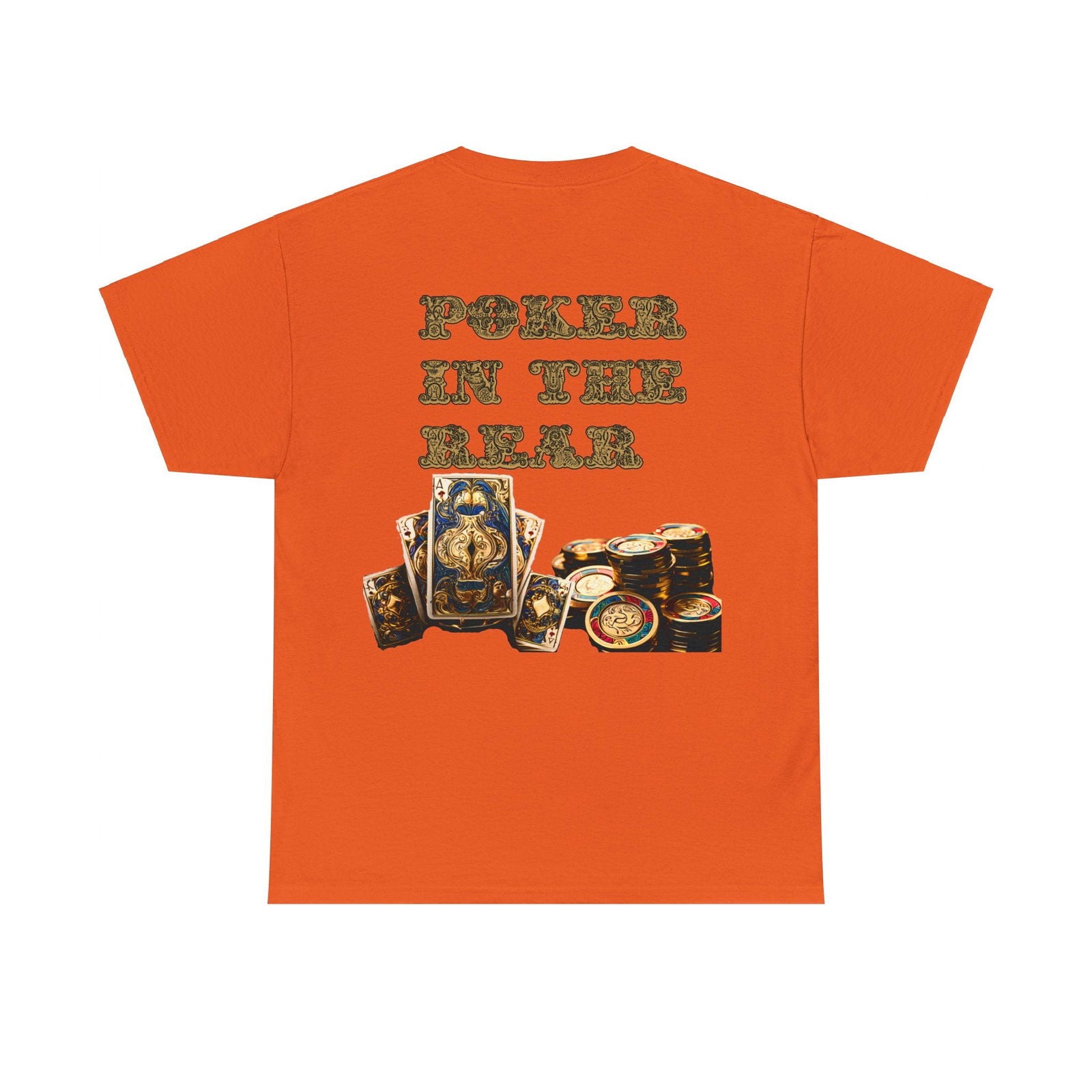 Liquor In The Front, Poker In The Rear Unisex Heavy Cotton Tee - S-Mart Shop Smart Treasures
