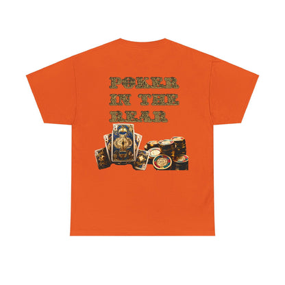 Liquor In The Front, Poker In The Rear Unisex Heavy Cotton Tee - S-Mart Shop Smart Treasures