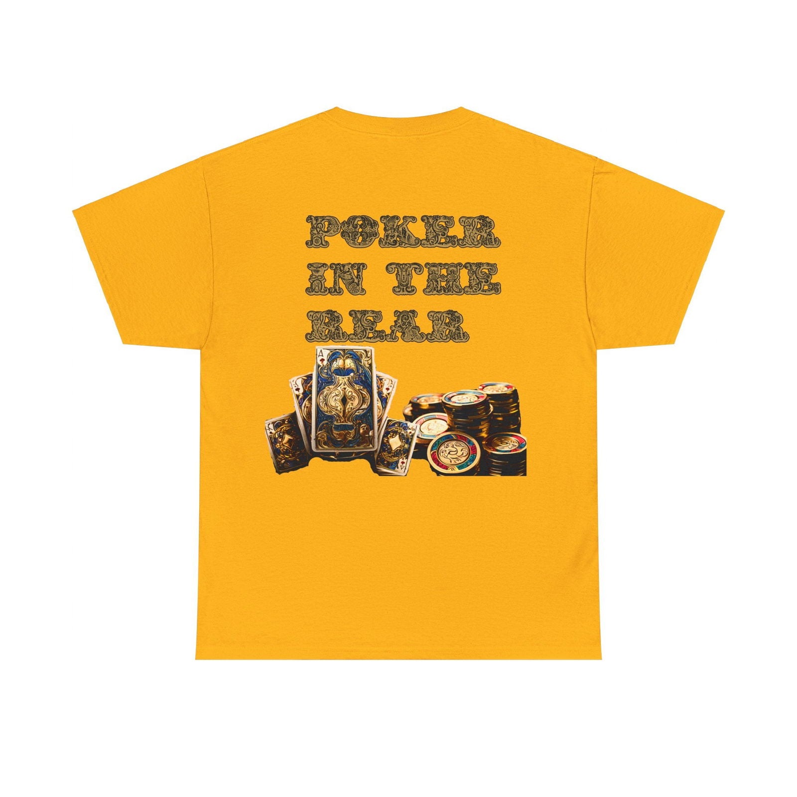 Liquor In The Front, Poker In The Rear Unisex Heavy Cotton Tee - S-Mart Shop Smart Treasures