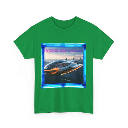 My Car Is Fusion Powered Unisex Heavy Cotton Tee - S-Mart Shop Smart Treasures