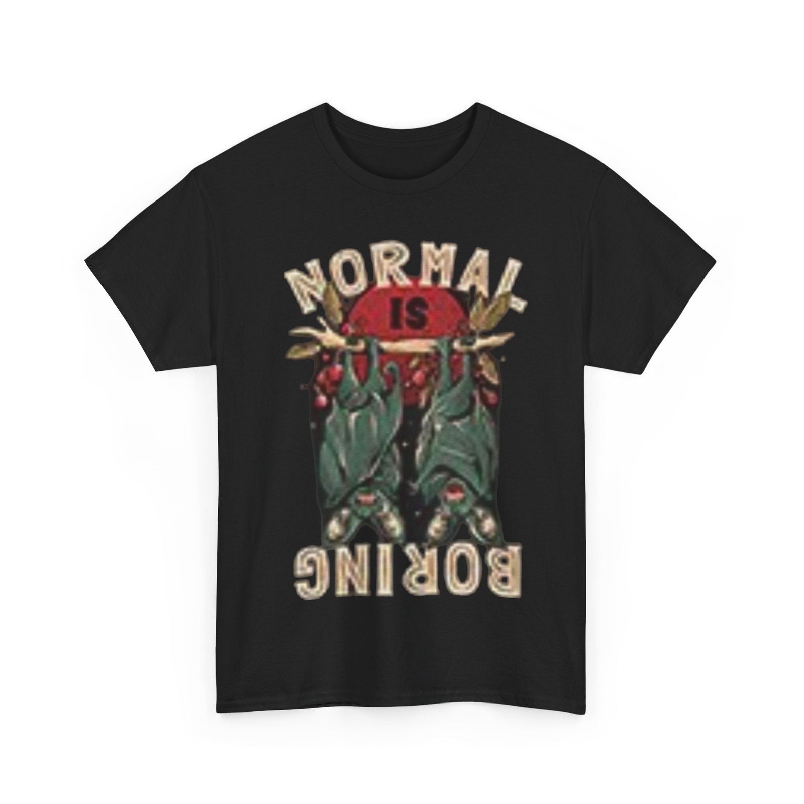 Normal Is Boring Unisex Heavy Cotton Tee - S-Mart Shop Smart Treasures