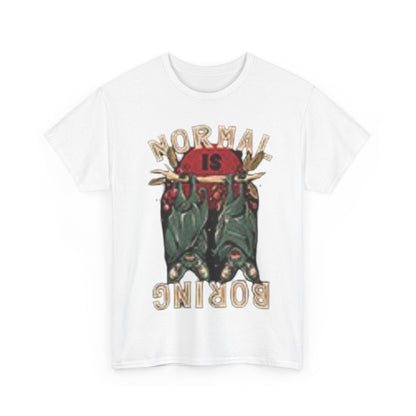 Normal Is Boring Unisex Heavy Cotton Tee - S-Mart Shop Smart Treasures