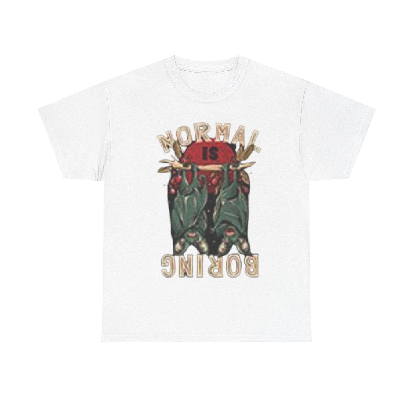 Normal Is Boring Unisex Heavy Cotton Tee - S-Mart Shop Smart Treasures