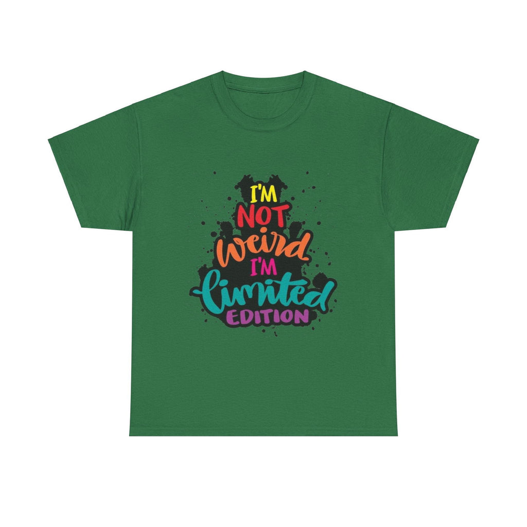 Not Weird Limited Edition Unisex Heavy Cotton Tee - S-Mart Shop Smart Treasures