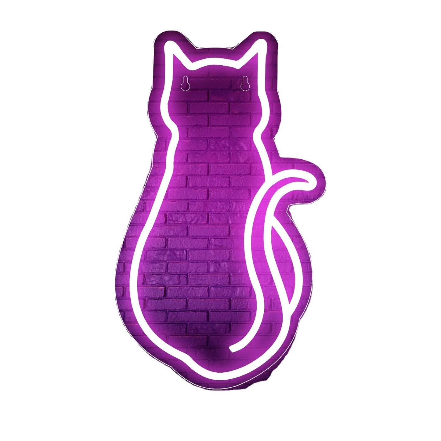 Led Neon Light Glowing Cat Pattern Indoor And Outdoor Wall Decoration Room Night Light Gift