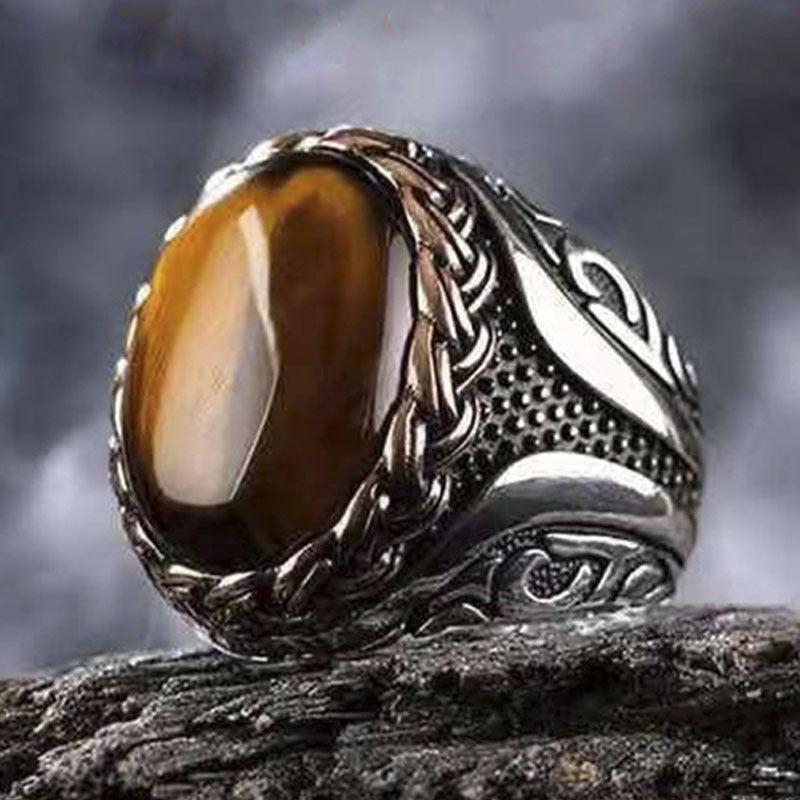 Men's Ring Set In Copper Material