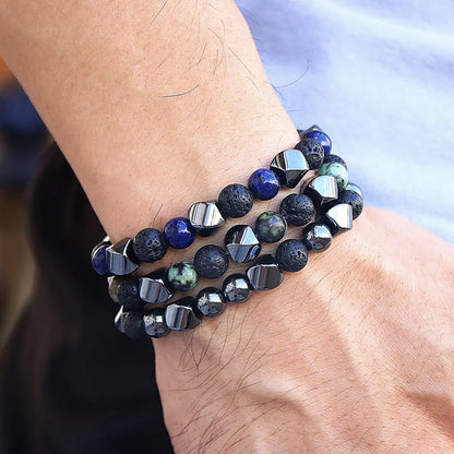 Natural Tigereye Volcanic Stone Bracelet