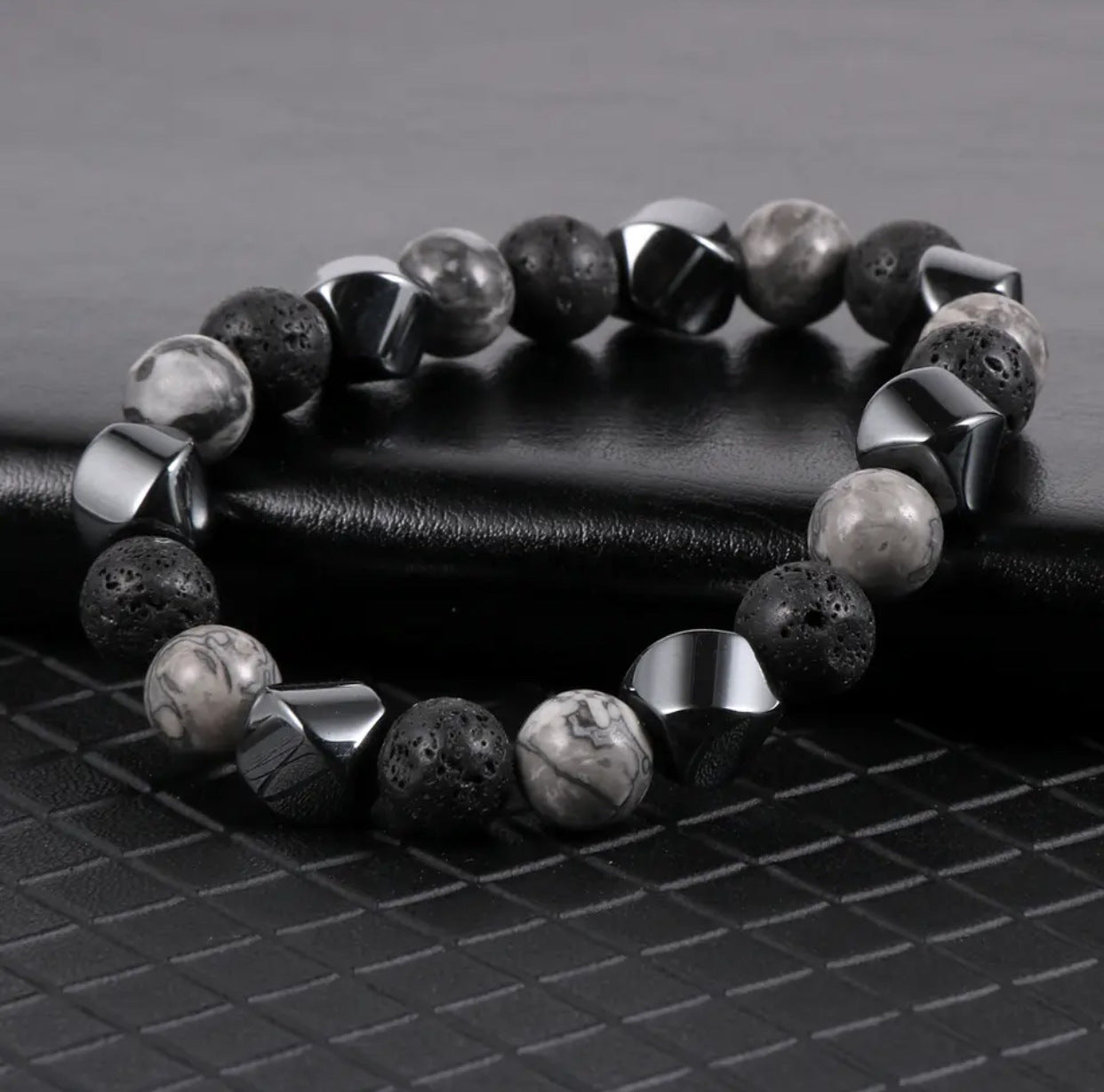 Natural Tigereye Volcanic Stone Bracelet