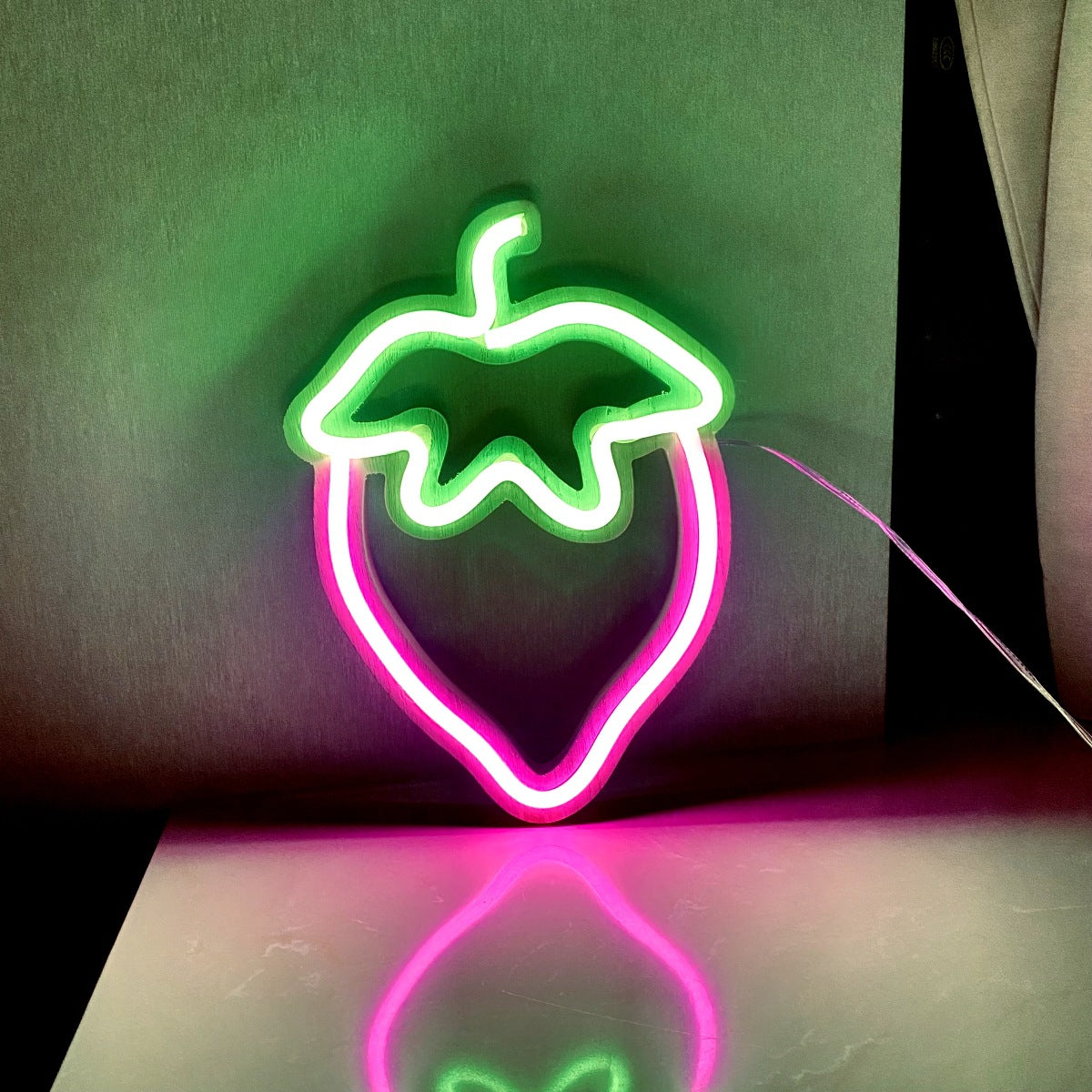 Strawberry Neon Led Modeling Lamp Party Decoration Ambience Light Home Decor