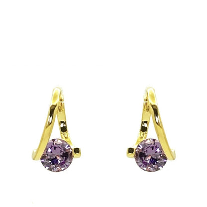 Geometric Micro Inlaid Zircon Ear Clip Niche Design Fashion Refined Grace Simple Multi-match Women's Earrings